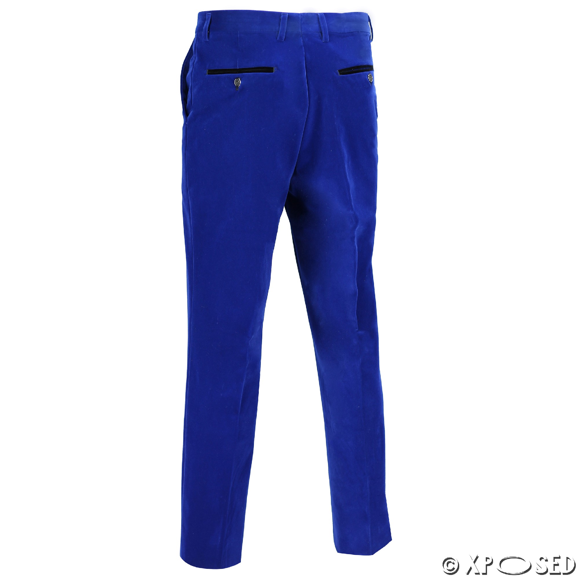 blue formal trousers mens
